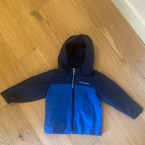 Columbia Navy and Royal Blue Hooded Jacket